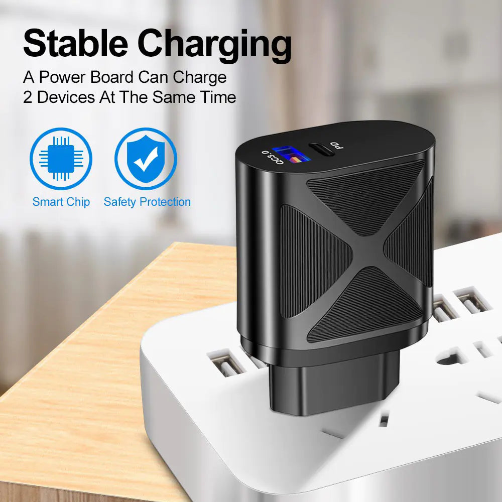 65W GaN PD Fast-Charging Mobile Phone & Laptop Adapter