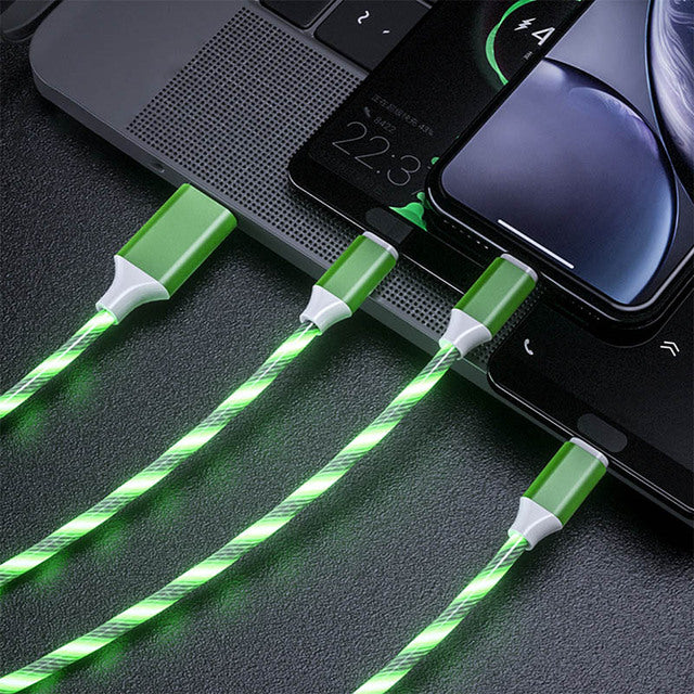 Cable - iPhone/micro-USB/USB Type C Charging/Data