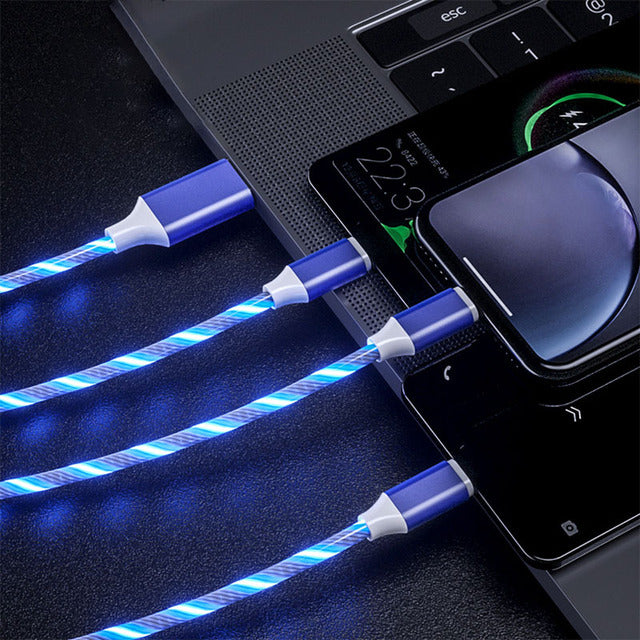 Cable - iPhone/micro-USB/USB Type C Charging/Data