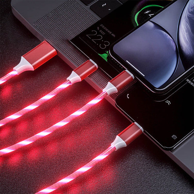 Cable - iPhone/micro-USB/USB Type C Charging/Data