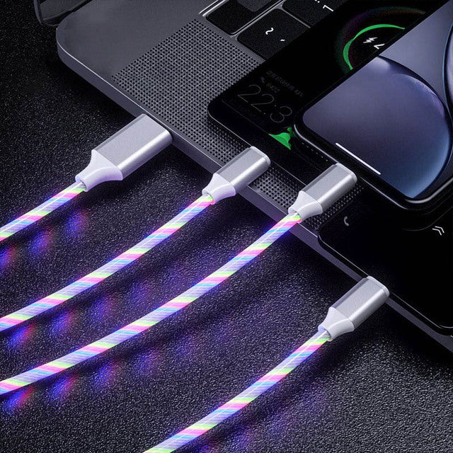 Cable - iPhone/micro-USB/USB Type C Charging/Data