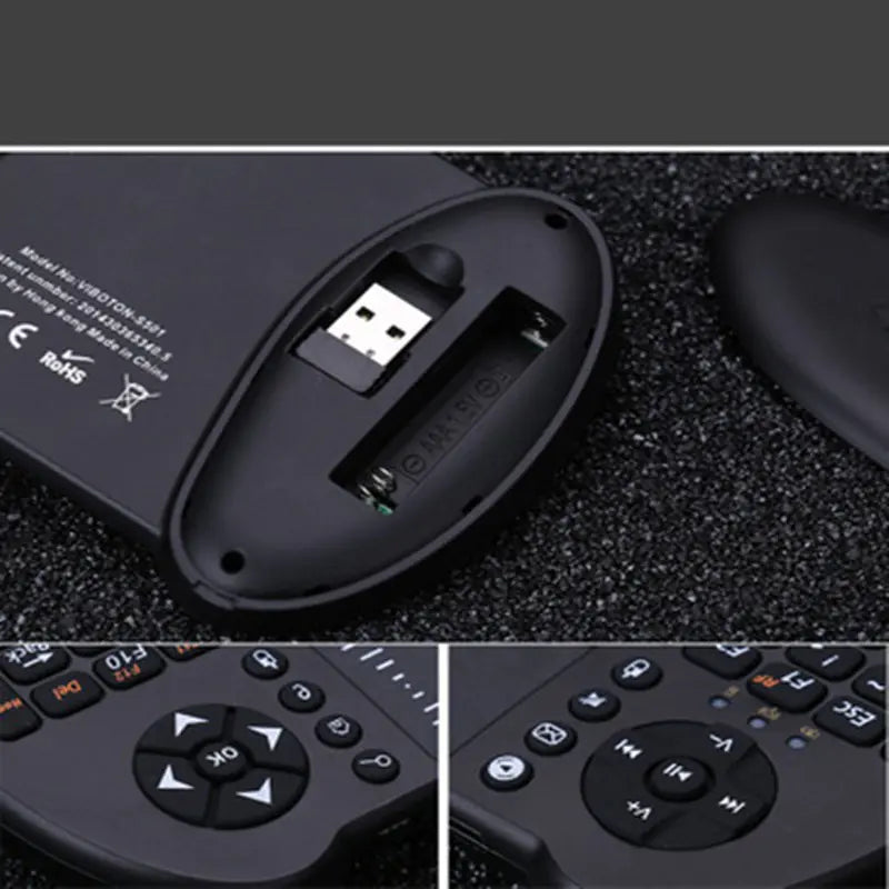 Mini Wireless Backlit Keyboard with Air Mouse Function