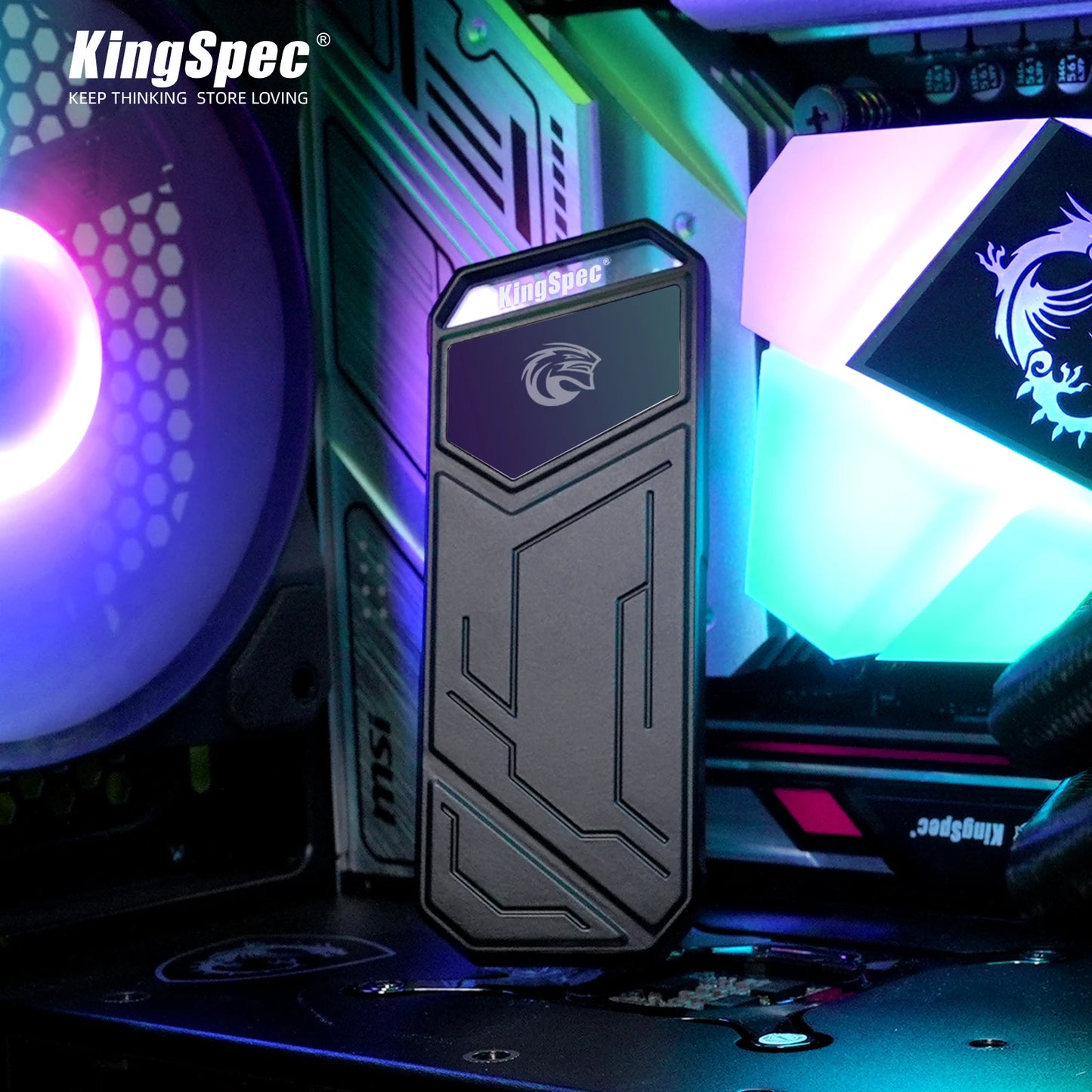 KingSpec Portable Solid State Drive (NVMe)