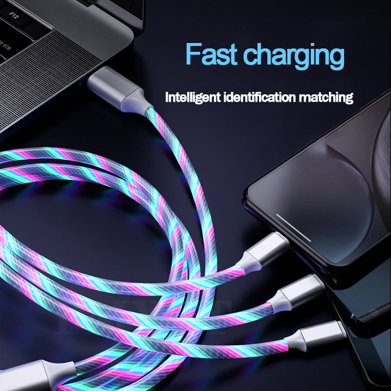 Cable - iPhone/micro-USB/USB Type C Charging/Data