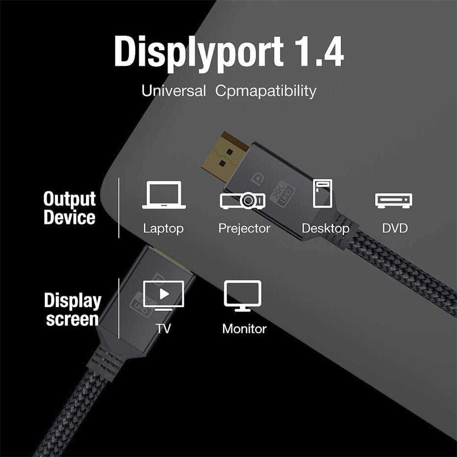 Cable - DisplayPort 1.4