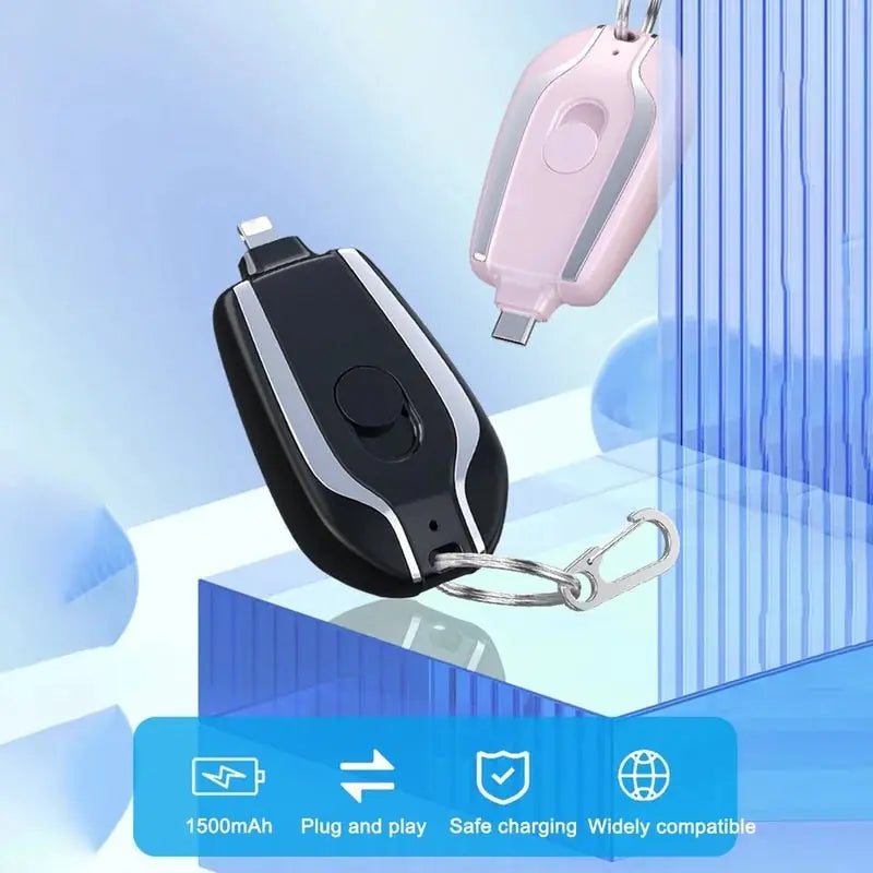 Mini Keychain Charger (1500mAh)