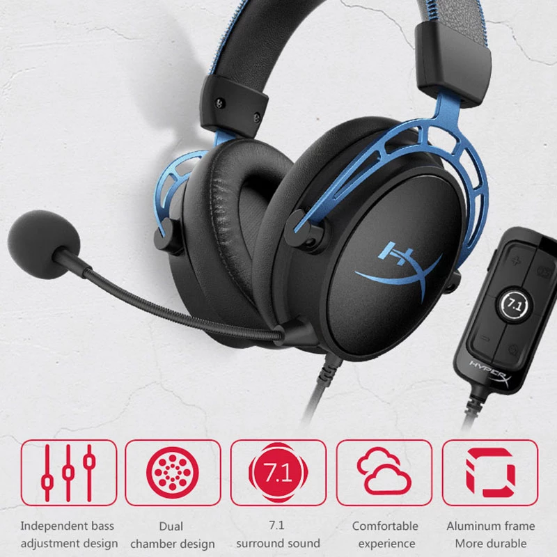Headphones - HyperX Alpha S Gaming Headset